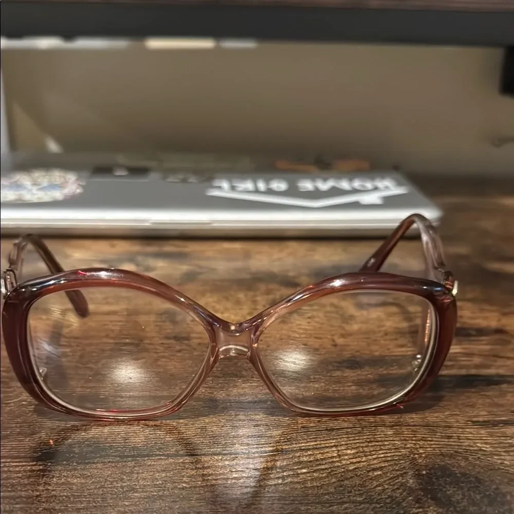 Vintage Diane von Furstenberg butterfly glasses